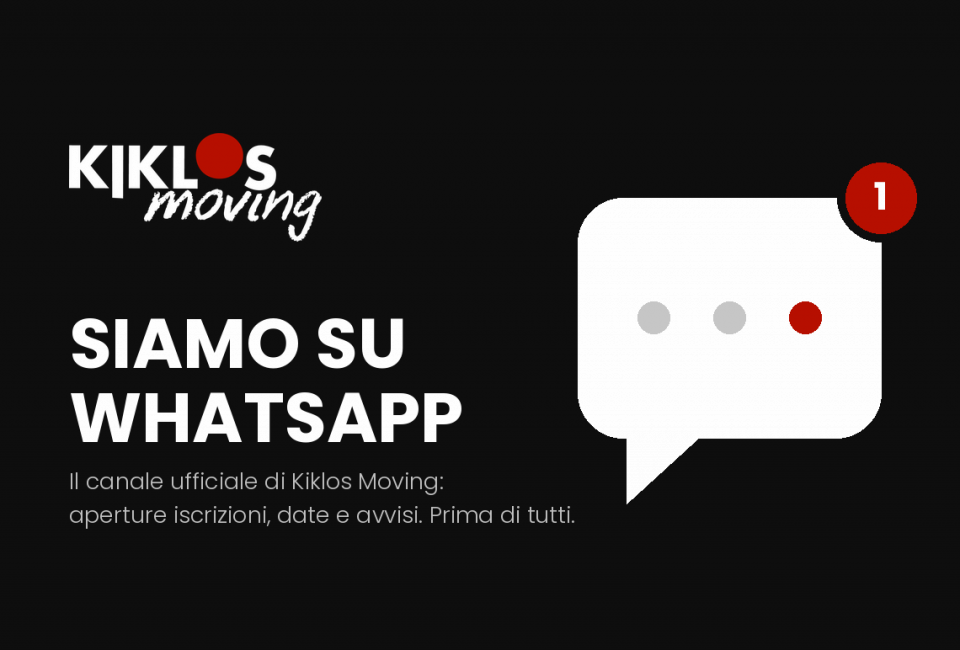 Kiklos Moving è su WhatsApp: nasce il canale ufficiale