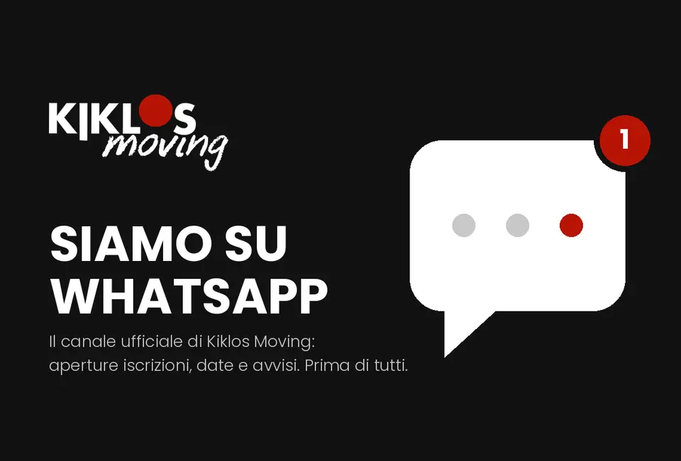 Kiklos Moving è su WhatsApp: nasce il canale ufficiale