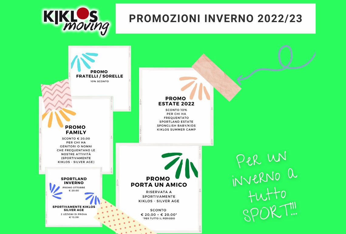 KIKLOS MOVING INVERNO 2022/23 KIKLOS MOVING INVERNO 2022/23