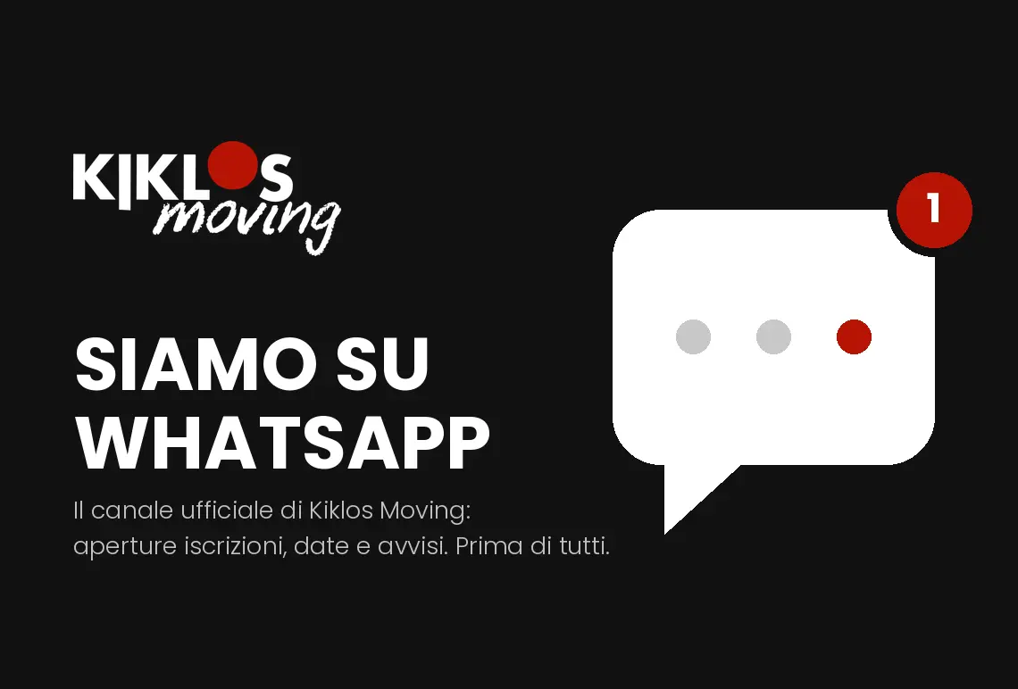 Kiklos Moving è su WhatsApp: nasce il canale ufficiale